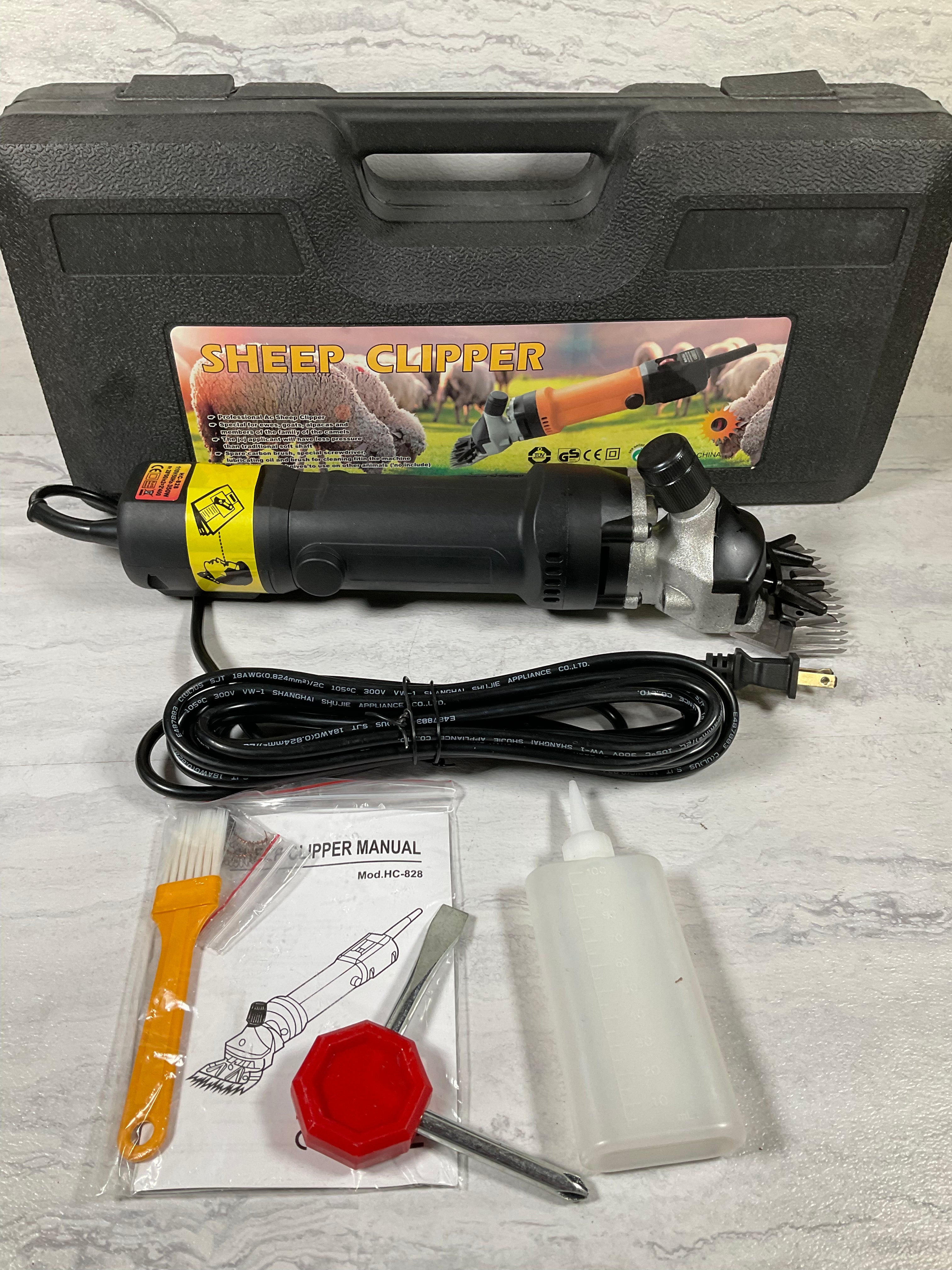350W Electric Sheep Goat Clipper Shears Wool Shearing Livestock Trimming Tool (6966851993783)